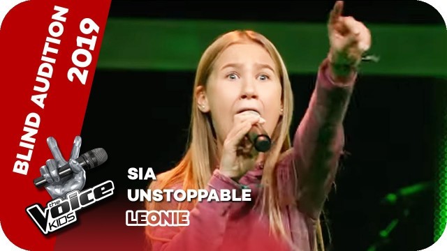 'Sia - Unstoppable (Leonie) | Blind Auditions | The Voice Kids 2019 | SAT.1'