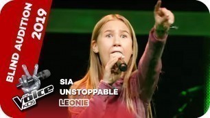 'Sia - Unstoppable (Leonie) | Blind Auditions | The Voice Kids 2019 | SAT.1'