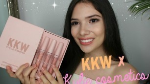 'KKW x Kylie Cosmetics | Swatch'
