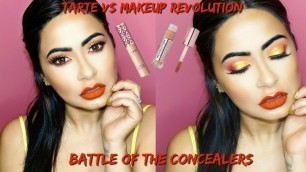 'BATTLE OF THE CONCEALERS FOR INDIAN SKIN - TARTE SHAPE TAPE VS MAKEUP REVOLUTION'