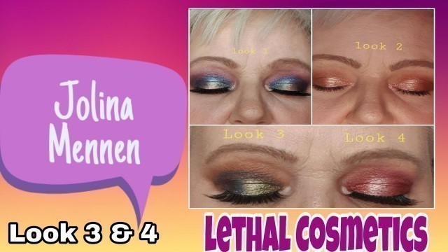 'Lethal Cosmetics Jolina Mennen Palette|Look 3 und 4 |UnsereWelt|Ille und Irmi