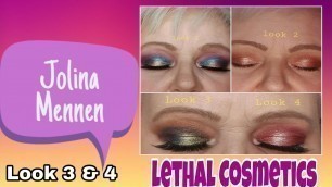 'Lethal Cosmetics Jolina Mennen Palette|Look 3 und 4 |UnsereWelt|Ille und Irmi 