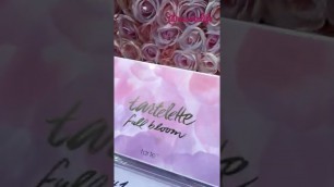 'Tarte shape tape cloud cream foundation with new palette tartelette full bloom swatches #sephora 