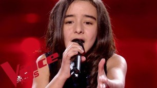 'Johnny Hallyday - Vivre pour le meilleur | Inès | The Voice Kids France 2018 | Demi-finale'