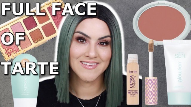 'FULL FACE OF TARTE COSMETICS GRWM'