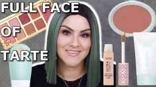 'FULL FACE OF TARTE COSMETICS GRWM'