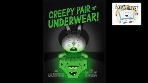 'Creepy pair of underwear - Books Alive! Read Aloud! Spooky Scary Halloween Kids Book'