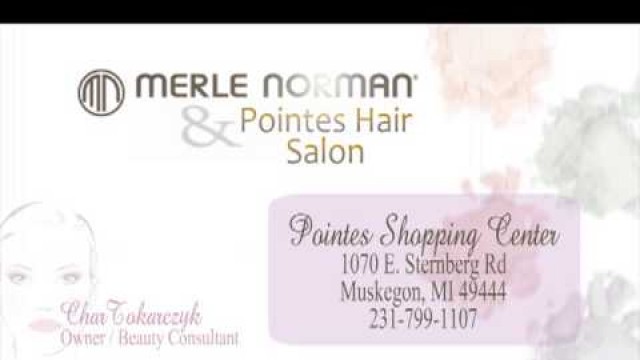 'Merle Norman Cosmetics & Pointes Hair Salon [Banner]'