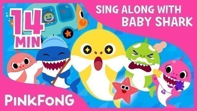 'The Shark Family and more | Sing along with baby shark | Pinkfong Songs for Children'