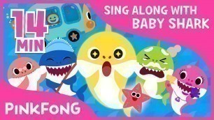 'The Shark Family and more | Sing along with baby shark | Pinkfong Songs for Children'