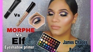 'Morphe vs Elf Eyeshadow primer | Colorful But Glamorous Holiday Makeup Tutorial | Noe Elle'