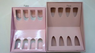 'REAL vs FAKE  Kylie Cosmetics X KKW Creme Liquid Lipsticks'