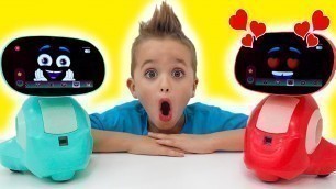 'Vlad and Niki play with Miko - Smart Toy Robot for kids'