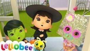 'Halloween  Trick or Treat Song! | Lellobee Kids Sing Alongs & Nursery Rhymes'