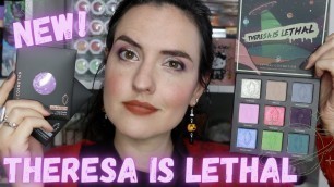 'THERESA IS LETHAL New Theresa Is Dead + Lethal Cosmetics Collection | Swatches + 2 Tutorials!'