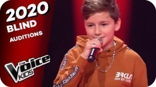 'Sido - Straßenjunge (David) | The Voice Kids 2020 | Blind Auditions'