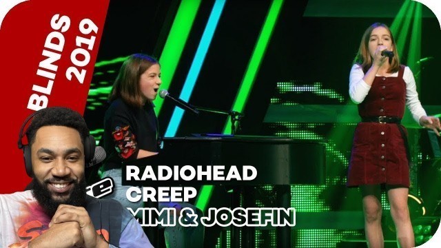 'Radiohead - Creep (Mimi & Josefin) | Blind Auditions | The Voice Kids 2019 (REACTION)'