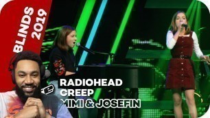 'Radiohead - Creep (Mimi & Josefin) | Blind Auditions | The Voice Kids 2019 (REACTION)'