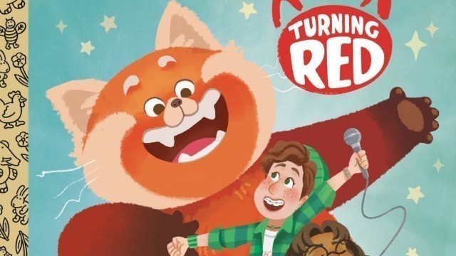 'Turning Red Little Golden Book Kids Book Read Along'