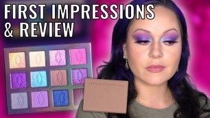 'Lethal Cosmetics Nightflower Eyeshadow Palette + Quartz Face Powder Review'