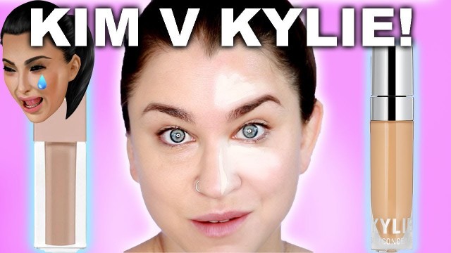 'KKW BEAUTY v KYLIE COSMETICS CONCEALER BATTLE! Which one is better!? | Beauty Banter'