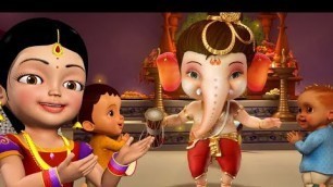 'Ganesha Telugu Kids Song | Telugu Rhymes for Children | Infobells'