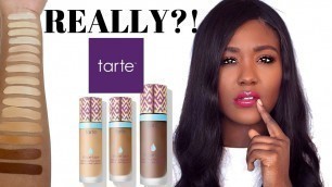 'TARTE SHAPE TAPE FOUNDATION REVIEW?! Black Women / Brown Skin Dark Skin BRANDS -  Rose Kimberly'