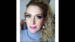 'FOIL EYES by BH COSMETICS/TUTORIAL de MAQUILLAJE COLORIDO/MAKEUP UNICORNIO #makeupeyeshadowstutorial'