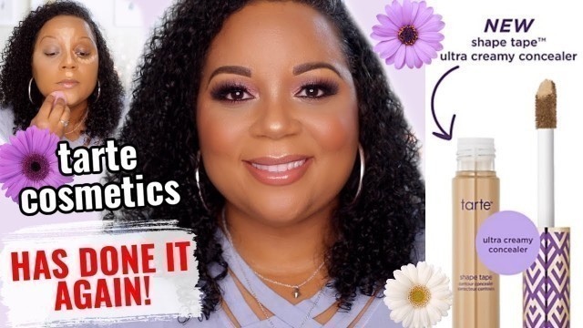 'NEW TARTE SHAPE TAPE ULTRA CREAMY CONCEALER | DOES IT MEASURE UP TO THE ORIGINAL SHAPE TAPE?