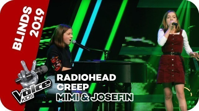 'Radiohead - Creep (Mimi & Josefin) | Blind Auditions | The Voice Kids 2019 | SAT.1'