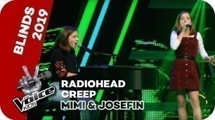 'Radiohead - Creep (Mimi & Josefin) | Blind Auditions | The Voice Kids 2019 | SAT.1'