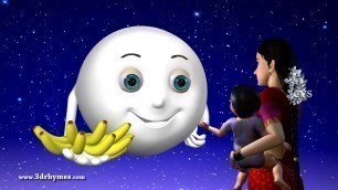 'Chandamama Raave - 3D Animation Telugu Rhymes for children with lyrics'