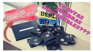 'LETHAL COSMETICS BERLIN 89 + CUSTOM PALETTE | UNBOXING'