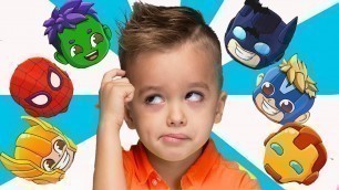 'Vlad and Niki turn into heroes video for kids'
