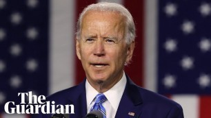 'Joe Biden tells Trump to \'listen to your public health experts\''