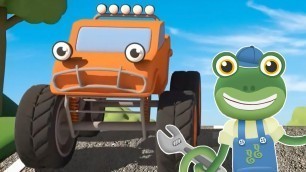 'Gecko\'s Garage - Max The Monster Truck | Learning For Toddlers | Construction Vehicles For Kids'