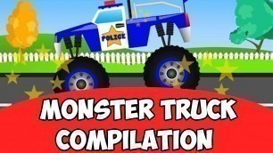 'Monster Truck Compilation | KIDS VIDEOS | BABY VIDEO'