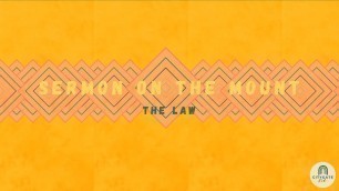 'Citygate Kids Online | Sermon on the Mount | Law'