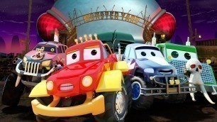 'Monster truck dan halloween night Halloween song for children by Kids Channel'