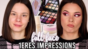'FULL FACE • que des 1ères impressions (BeautyBay, colourpop, LH Cosmetics...)'
