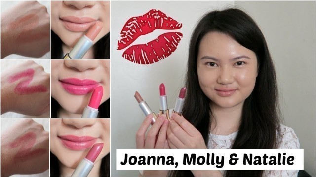 'Jane Iredale Triple Luxe Long Lasting Lipstick Review + Try On + Swatches | Tracey Studio'