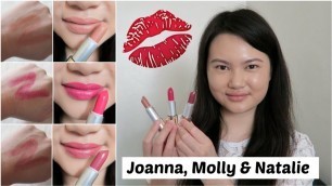 'Jane Iredale Triple Luxe Long Lasting Lipstick Review + Try On + Swatches | Tracey Studio'