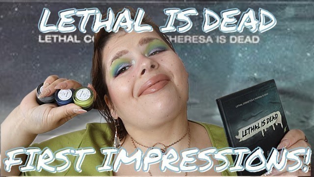 'LETHAL IS DEAD! // Theresa is Dead x Lethal Cosmetics Collection // Is It Bog Witch Approved?'