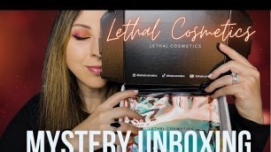 'Unboxing: Lethal Cosmetics Mystery Bag #mysterybox #unboxing #lethalcosmetics'