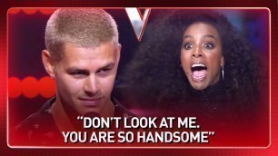 'HANDSOME singer sets Coach Kelly\'s HEART ON FIRE in The Voice | #Journey 159'