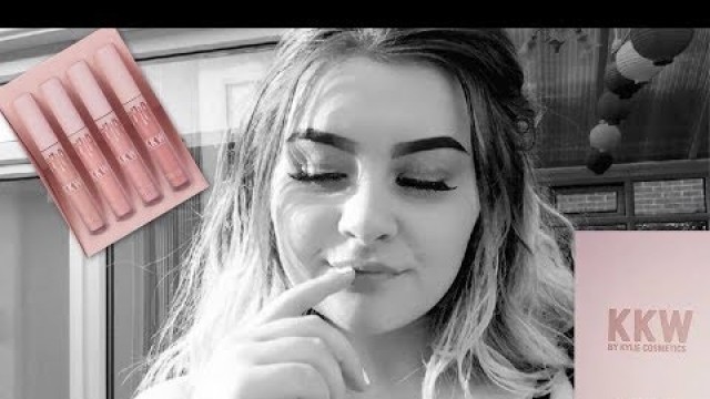 'KKW x Kylie Cosmetics First Impressions Video'