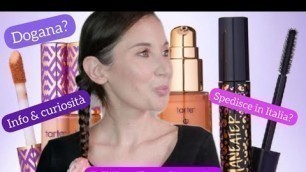 'Mi trucco solo con Tarte Cosmetics
