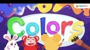 'Colors Song|Simple Song for Kids | Nursery rhymes for Kids | Sing-Along Songs |SparkABC'