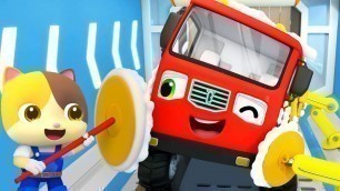 'Monster Truck - Bath Song | Fire Truck, Police Car | Nursery Rhymes | Kids Songs | BabyBus'