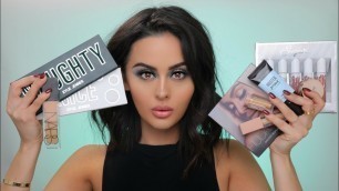 'FULL FACE OF FIRST IMPRESSIONS | KKW Beauty, Kylie Jenner,  Huda Beauty & More'